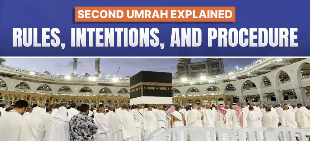 View of Kaba, pilgrims offering prayers near Kabah, Performing Second Umrah