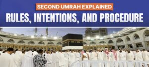 View of Kaba, pilgrims offering prayers near Kabah, Performing Second Umrah