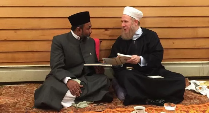 Imam Zameer Sattaur with Shaykh Muhammad Al-Yaqoubi (2016)